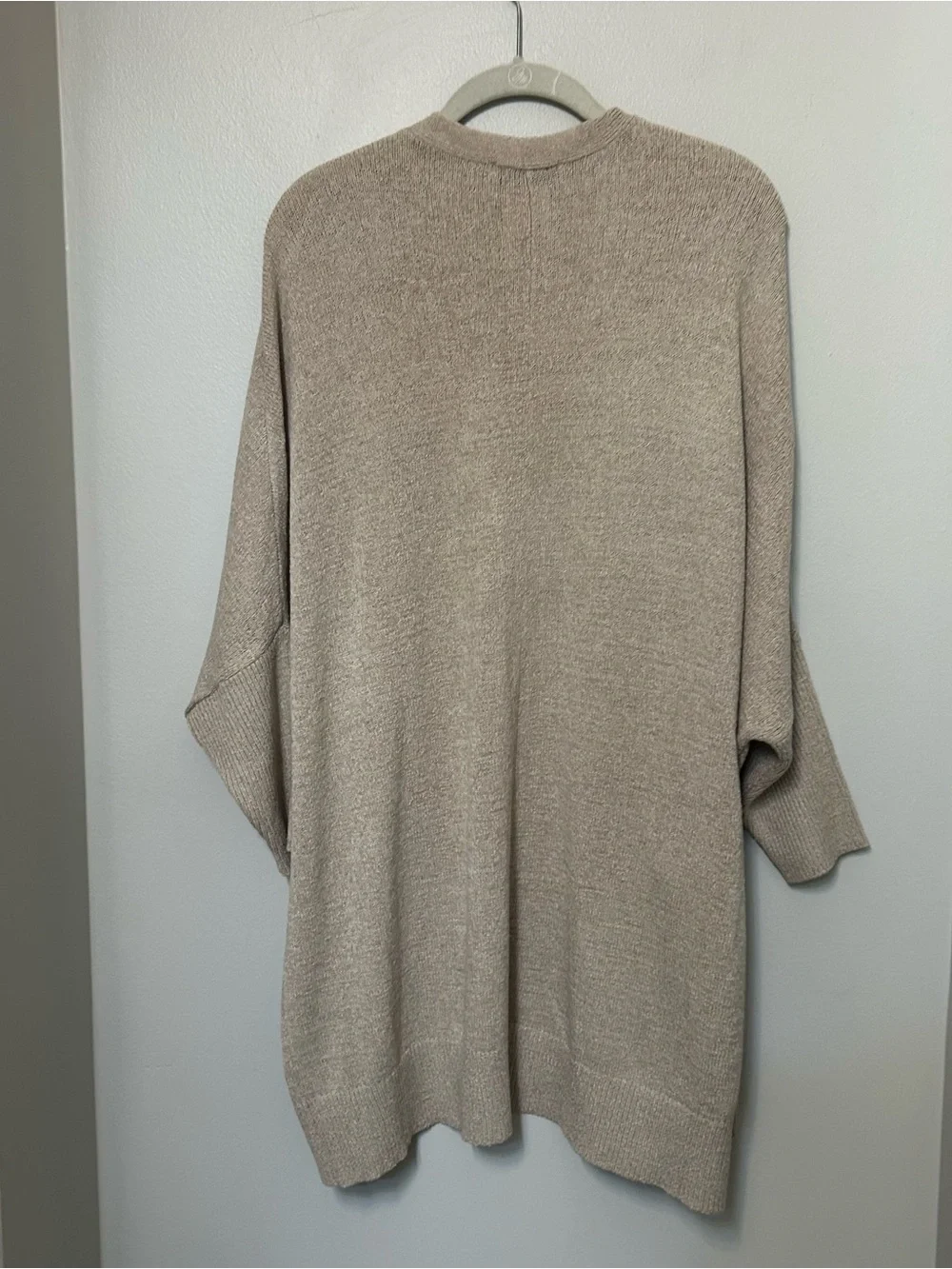 Joseph Ribkoff Open-Front Relaxed Fit Cardigan M Beige‎ Easy New Career Casual